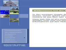 Tablet Screenshot of holzen-online.net
